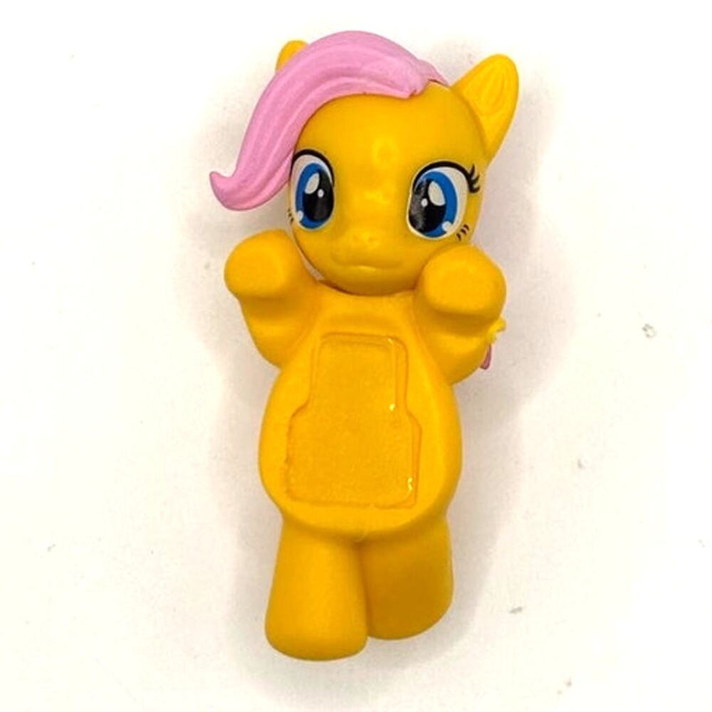 New Collectible My Little Pony Yellow/Pink Attachable Mini Figure, Open Box